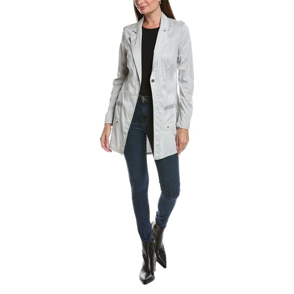Xcvi Womens Lainey Blazer, Gray
